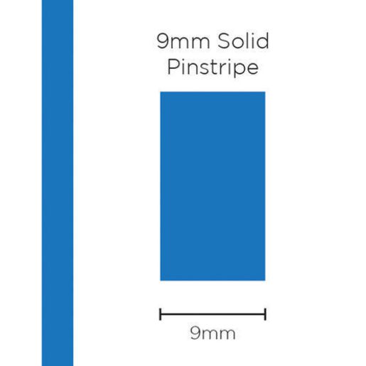 Autoco Solid Pinstripe Medium 9mm Blue 11304