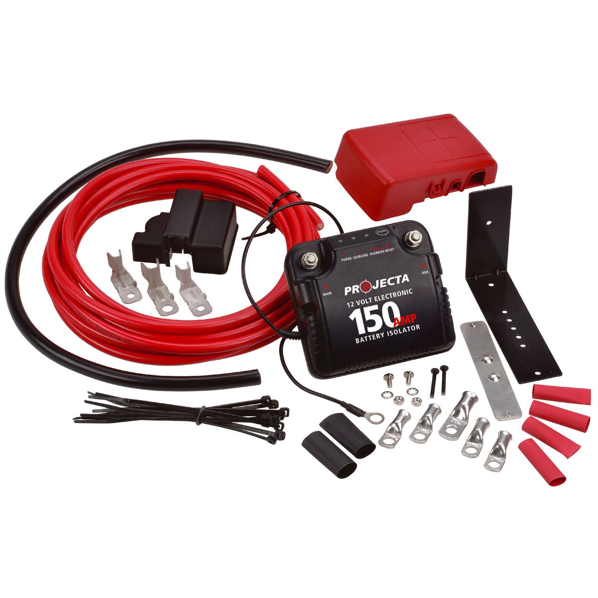 PROJECTA 12V 100A Electronic Dual Battery Isolator Kit DBC100K