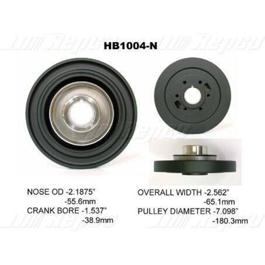 Powerbond OEM Replacement Harmonic Balancer HB1004N