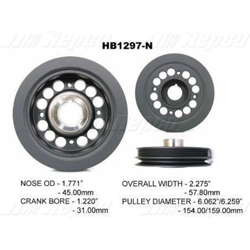 Powerbond OEM Replacement Harmonic Balancer HB1297N