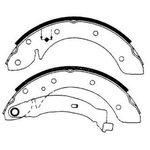 Brake Bonders Brake Shoe 228.6mm N1805