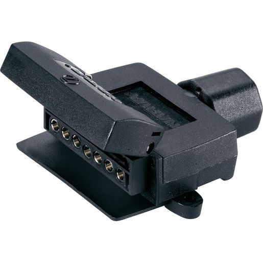 Narva 7 Pin Trailer Plug Flat Plastic 82043BL