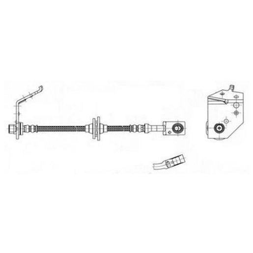 Bosch Braided Brake Hose H1559BD