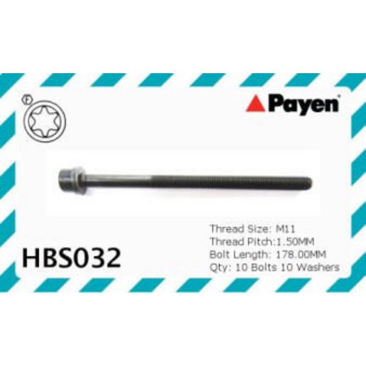 Payen Acl Head Bolt Set HBS032