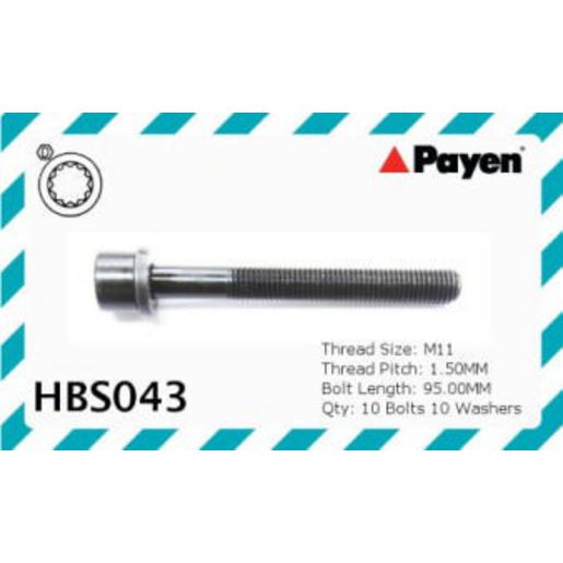 Payen Acl Head Bolt Set HBS043