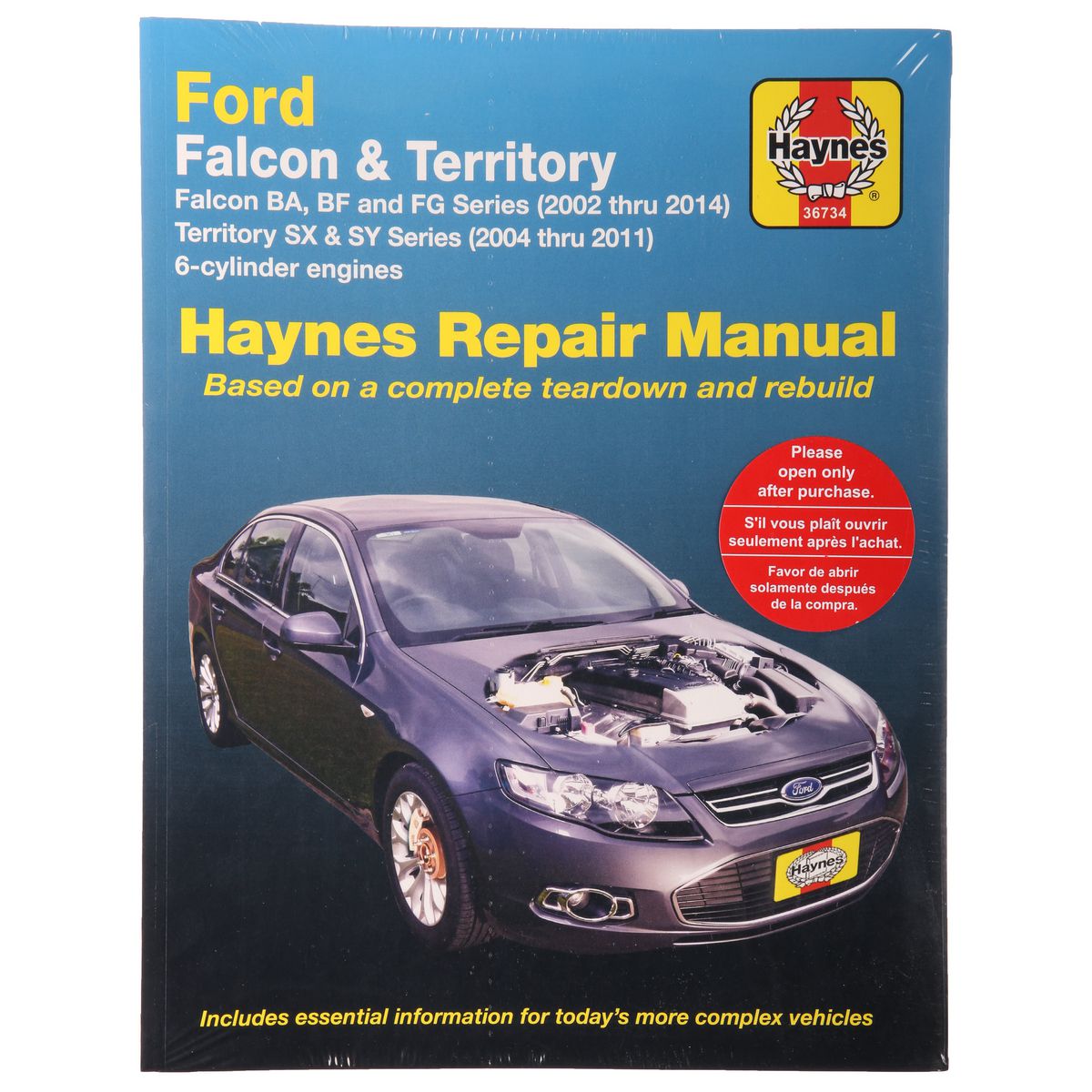 Haynes Owner's Workshop Manual - Ford Falcon & Territory 2004-2011 36734OLD