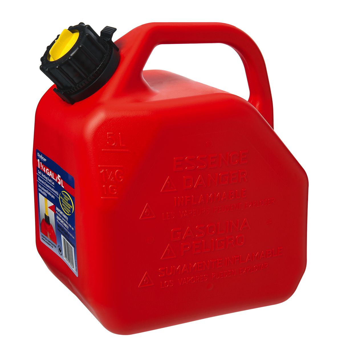 Scepter Petrol Fuel Can 5L Red