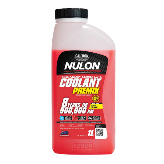 Nulon Red Premium Long Life Coolant Premix 1L RLLTU1