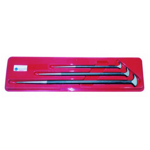 Dawn Rolling Head (Lady Foot) Pry Bar 3pc 300, 400 & 530mm 60150