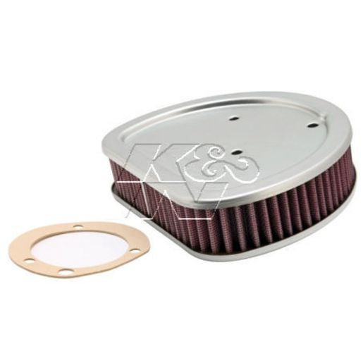K&N Motorcycle Air Filter Fits Harley Carby T/Cam - HD-1499