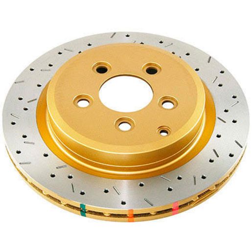 DBA HD 4000 Drilled Slotted Brake Rotor Single 328mm Rear DBA42108XS