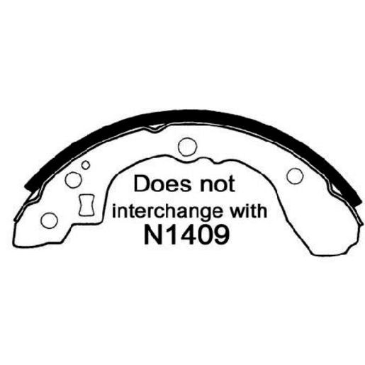 Brake Bonders Brake Shoe 200mm N1829