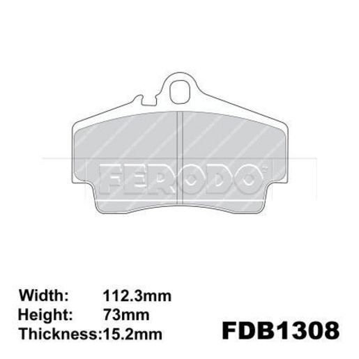 Ferodo Brake Pad Set FDB1308
