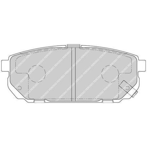 Ferodo Brake Pad Set FDB1736