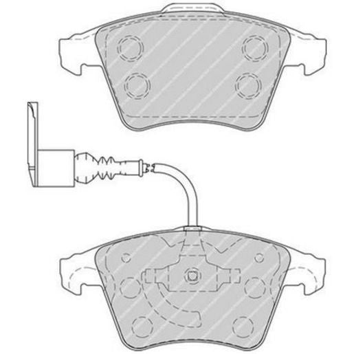 Ferodo Brake Pad Set FDB1826