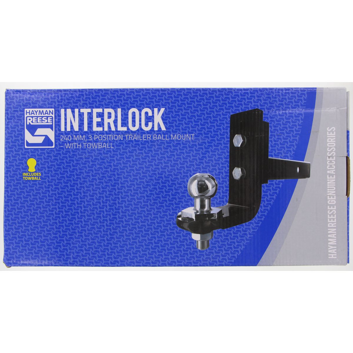 Hayman Reese 21228 - Interlock Tow Ball Mount Adj. & Tow Ball