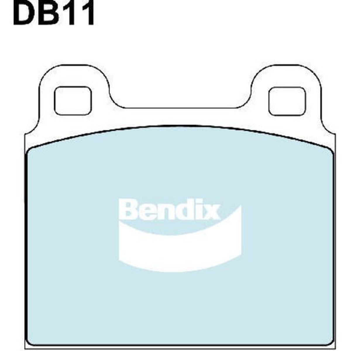 Bendix General CT Brake Pad Set Front DB11 GCT