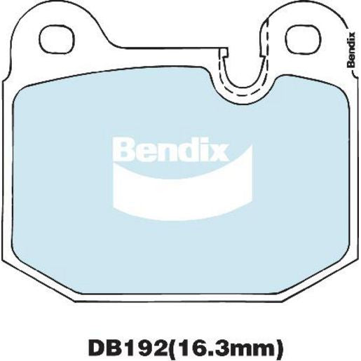 Bendix General CT Brake Pad Set Front DB192 GCT