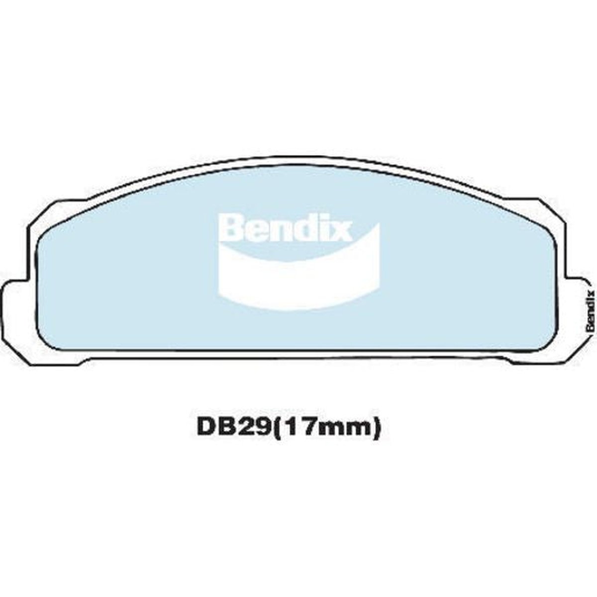 Bendix General CT Brake Pad Set Front DB29 GCT