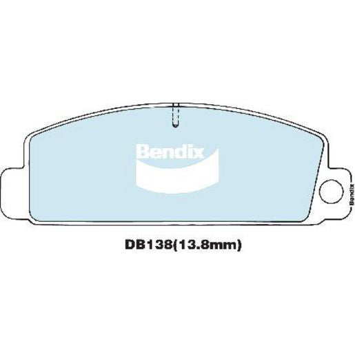 Bendix General CT Brake Pad Set Front DB138 GCT