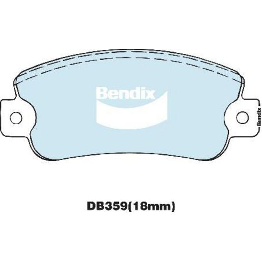 Bendix General CT Brake Pad Set Front DB359 GCT