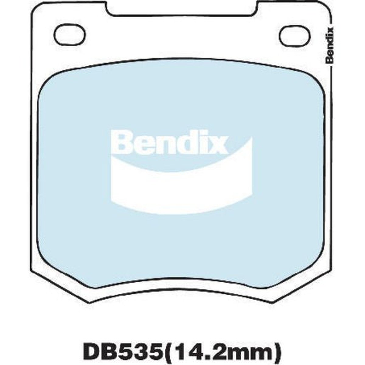 Bendix General CT Brake Pad Set Front DB535 GCT