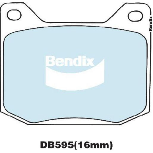 Bendix General CT Brake Pad Set Front DB595T GCT