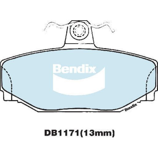 Bendix Brake Pads Set - General Ct DB1171CT