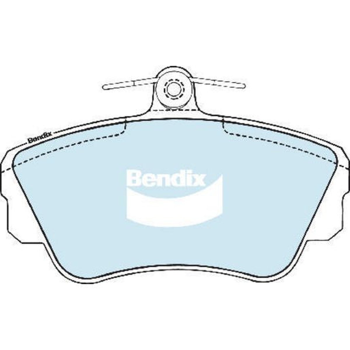 Bendix General CT Brake Pad Set Front DB1288 GCT