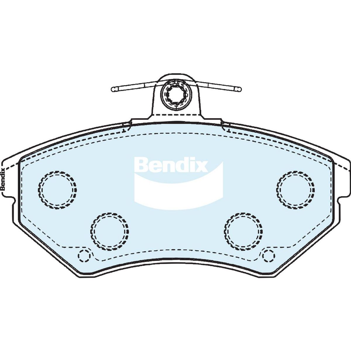 Bendix Brake Pads Set - General Ct DB1400CT