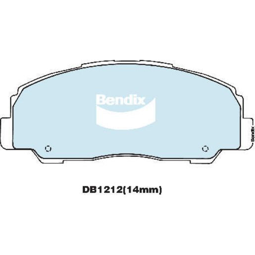 Bendix Brake Pad Set - General CT DB1212GCT