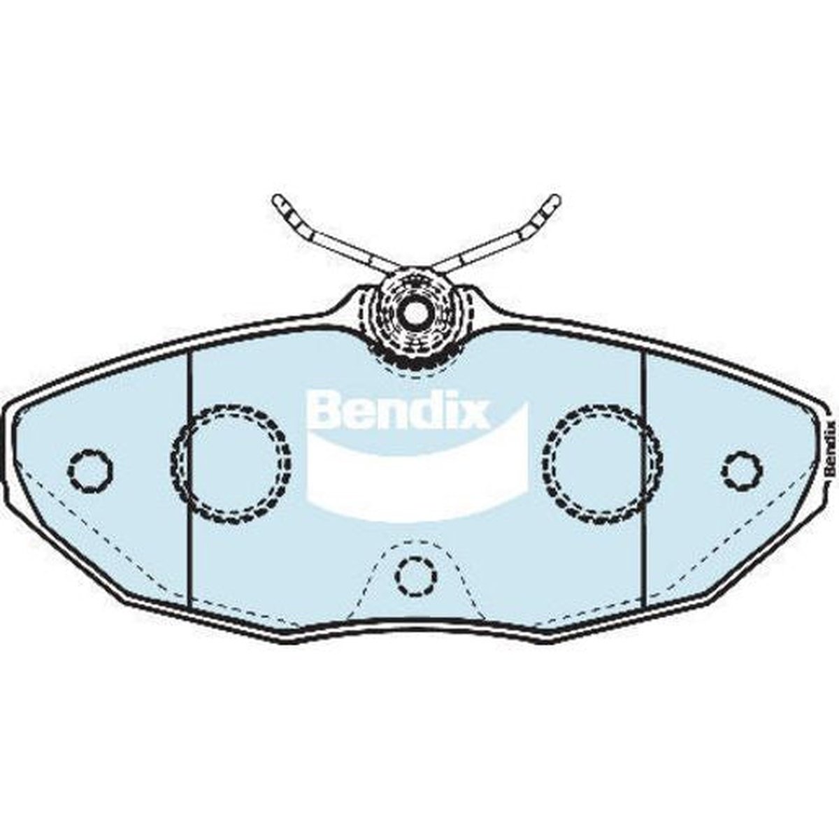 Bendix General CT Brake Pad Set Rear DB1514 GCT