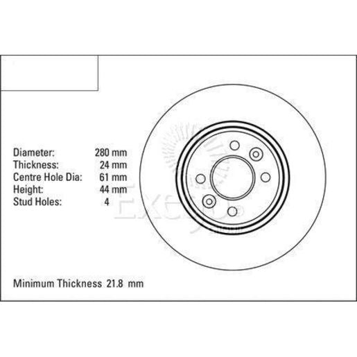 DBA Standard Brake Rotor Pair Front DBA2353