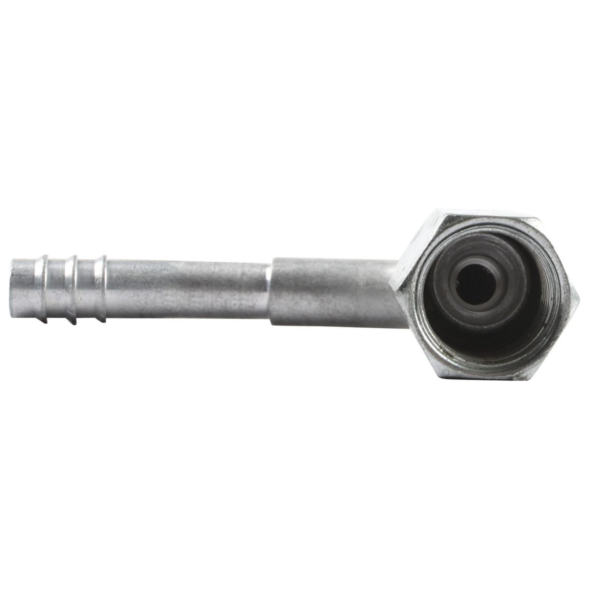 ATCO Aluminium Fitting # 6 Female Flare - Barb #6 90 AFX1121