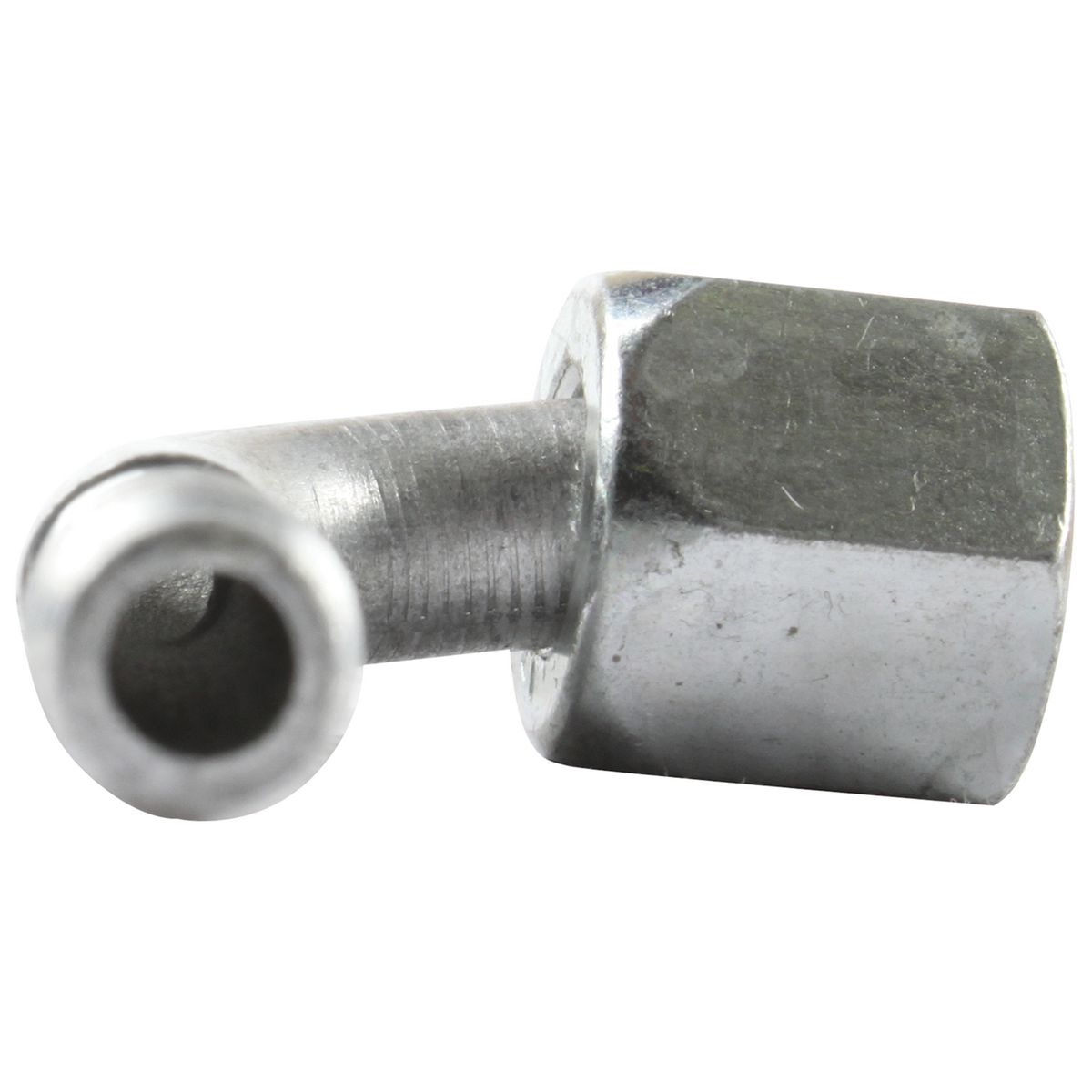 ATCO Aluminium Fitting # 6 Female Flare - Barb #6 90 AFX1121