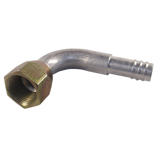 ATCO Aluminium Fitting # 12 Female Flare - Barb #12 90 AFX1124