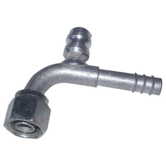 ATCO Aluminium Fitting # 8 For - Barb #8 90 With R134A Port AFX1322-3