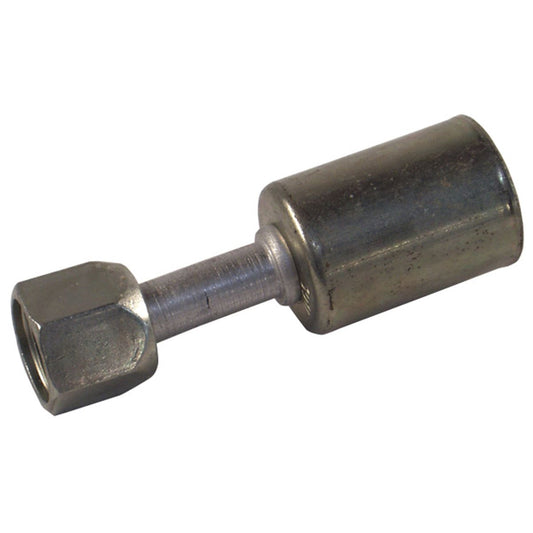 Atco Aluminium Fitting # 6 Female Flare - Beadlock Step Up #8 Straight BLX1105