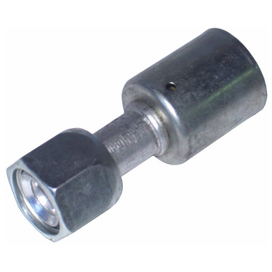 Atco Aluminium Fitting # 10 Female Flare - Beadlock Step Up #12 Straight BLX1107