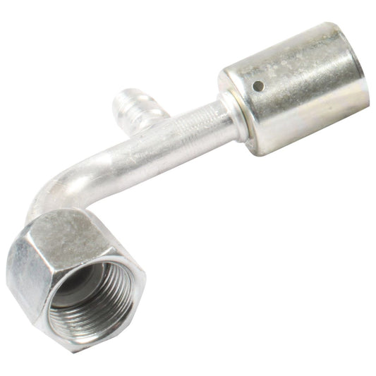 ATCO #10 Female Flare - Beadlock #10 90 Deg W/R134a Port Fitting Aluminium BLX1123-3