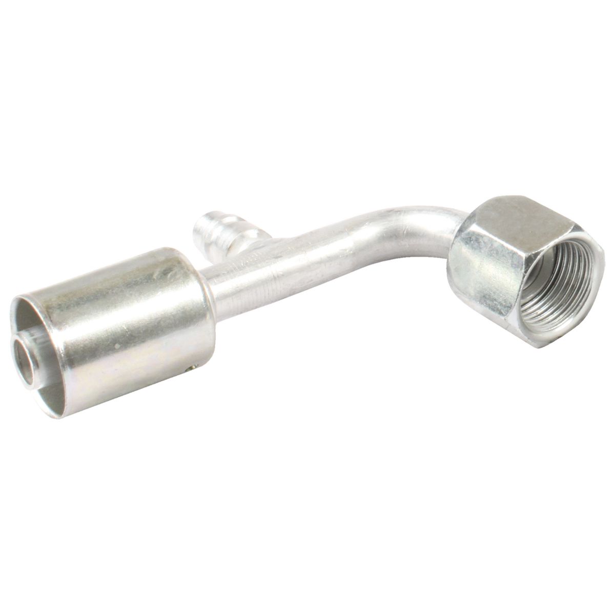 ATCO #10 Female Flare - Beadlock #10 90 Deg W/R134a Port Fitting Aluminium BLX1123-3