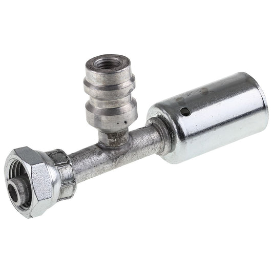 ATCO #6 FOR - Beadlock #6 Straight W/R134a Port Fitting Aluminium BLX1301-3