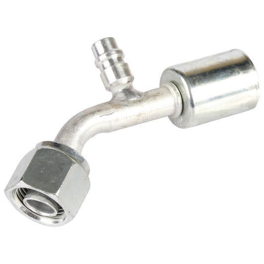 ATCO #8 FOR - Beadlock #8 45 Deg W/R134a Port Fitting Aluminium BLX1312-3