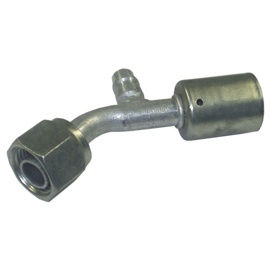 Atco Aluminium Fitting # 10 FOR - Beadlock #10 45 With R134a Port BLX1313-3