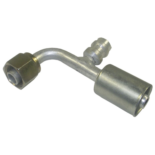 ATCO #8 FOR - Beadlock #8 90 Deg W/R134a Port Fitting Aluminium BLX1322-3