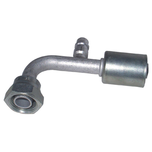 ATCO #10 FOR - Beadlock #10 90 Deg W/R134a Port Fitting Aluminium BLX1323-3