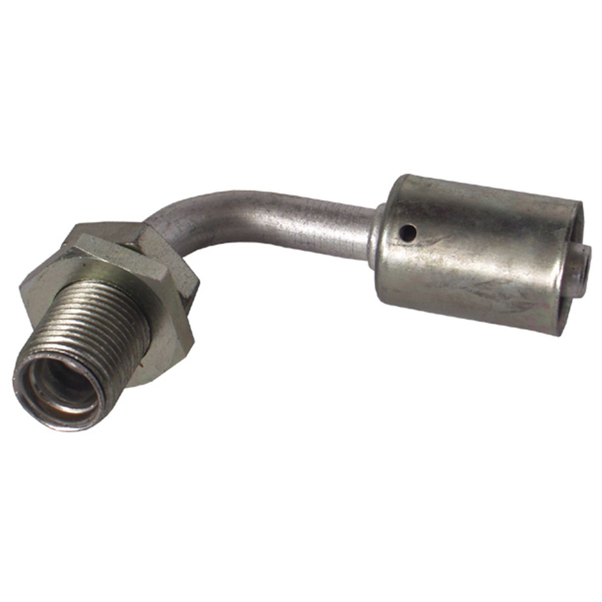 ATCO Aluminium Fitting # 8 Mior Bulkhead - Beadlock #8 90 BLX1722