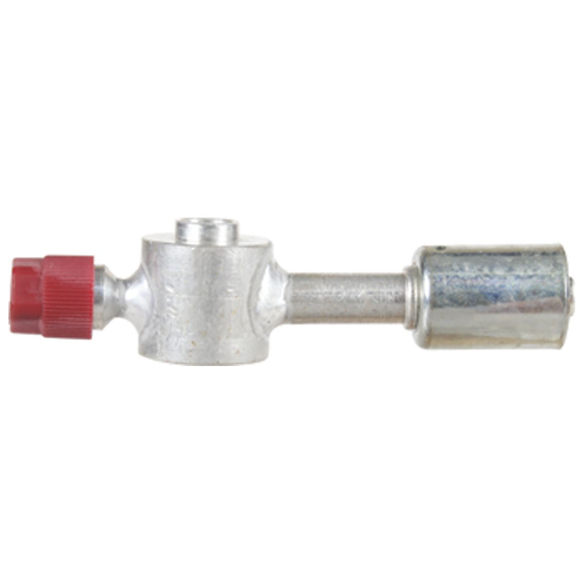 Atco Aluminium Fitting # 8 Pad - Beadlock #8 Straight With R134a Port BLX5602-3