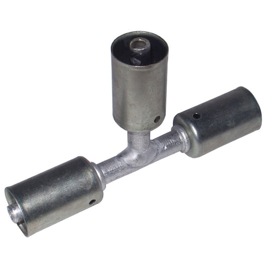 ATCO Aluminium Fitting # 6 Tee Beadlock - Beadlock - Beadlock #6 X 6 X 6 Straight BLX6201