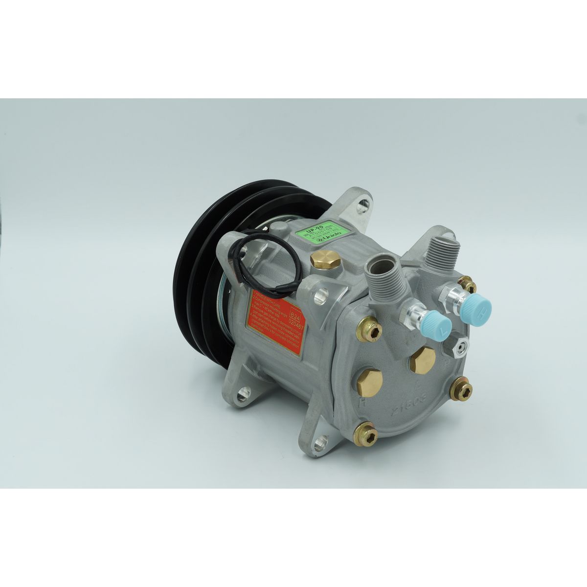 Unicla Up90 Air Conditioning Compressor 12 Volt Aa 132Mm Pulley, Horizontal O-Ring Port, Ear Mount, Pag Oil CXU4116